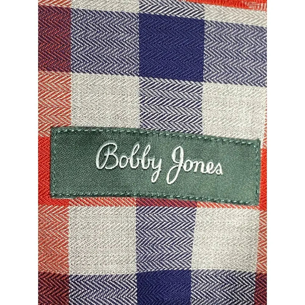 Bobby Jones Plaid 100% Cotton Checkered XL Shirt NEW